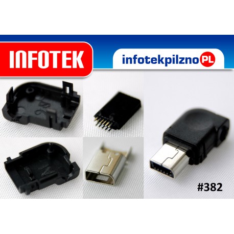 Wtyk wtyczka na kabel 11 pin mini USB miniUSB 