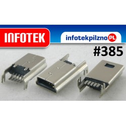 Gniazdo mini USB 5 pin złącze miniUsb długie 