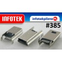 Gniazdo mini USB 5 pin złącze miniUsb długie 