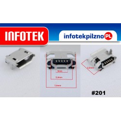 Gniazdo micro mikro USB tablet Overmax OV-Exellen