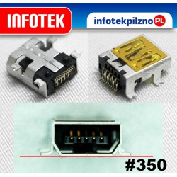 Gniazdo mini USB 10 Pin Motorola WX395, Alcatel