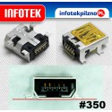 Gniazdo mini USB 10 Pin Motorola WX395, Alcatel