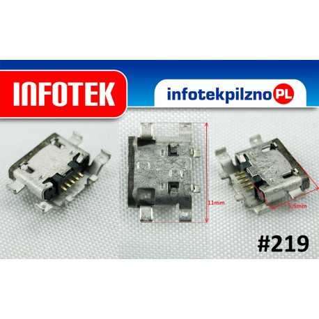 Gniazdo micro mikro USB komp. z HTC Desire 310