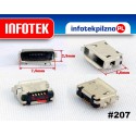 Gniazdo złącze micro mikro Usb tablet, nawigacja 5 pin