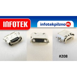 Gniazdo złącze micro mikro Usb tablet, nawigacja 5 pin
