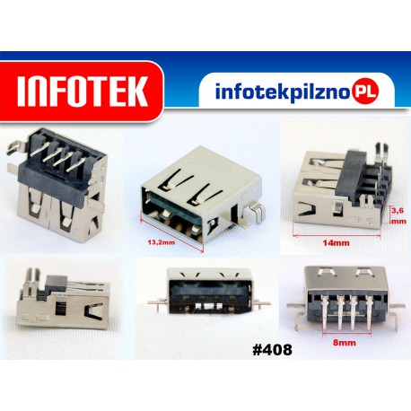 Gniazdo USB Laptop Toshiba Hp Lenovo