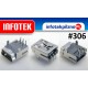 Gniazdo mini USB 5 pin złącze miniUsb 5+2