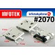 Gniazdo złącze micro mikro USB