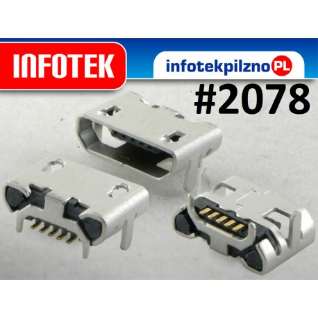 Gniazdo złącze micro mikro USB