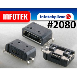 Gniazdo złącze micro mikro USB