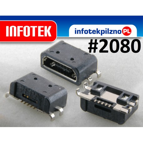 Gniazdo złącze micro mikro USB