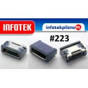 Gniazdo złącze systemowe micro USB 