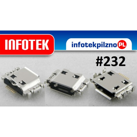 Gniazdo mikro USB Samsung S5350 S5530 I9000 I9003