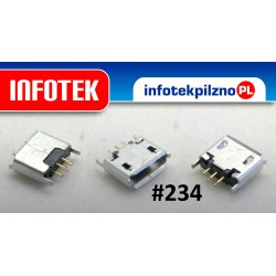 Gniazdo złącze micro mikro USB