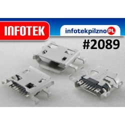 Gniazdo złącze mikro micro USB 7pin tablet Kiano