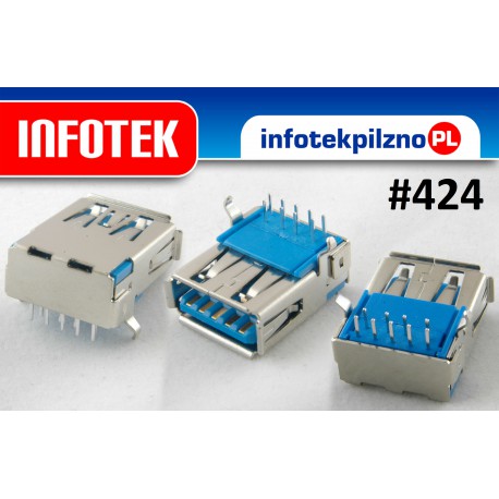 Gniazdo port USB 3.0 Laptop SMD