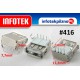 Gniazdo port USB 2.0 Laptop 14 mm 2 piny 4 pin